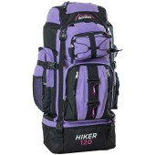 Andes Lilac 120L Hiker Backpack, Extra Large Hiking and Camping Rucksack