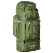 Andes Adtrek Olive 120L Hiker Backpack, Extra Large Hiking and Camping Rucksack