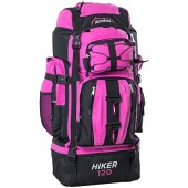 Andes Adtrek Pink 120L Hiker Backpack, Extra Large Hiking and Camping Rucksack