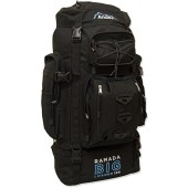 Andes Ramada 120L Extra Large Hiking and Camping Backpack, Black