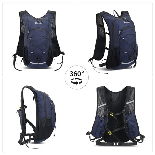 Asnewkit Ultra Lightweight 20L Waterproof Backpack, Blue-5