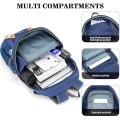 BAGPARKK 35L Lightweight Packable Travel Hiking Backpack Daypack, Navy, 35L Extra Large