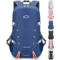 BAGPARKK 35L Lightweight Packable Travel Hiking Backpack Daypack, Navy, 35L Extra Large