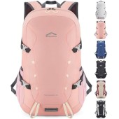 BAGPARKK 35L Lightweight Packable Travel Hiking Backpack Daypack, Pink, 35L Extra Large