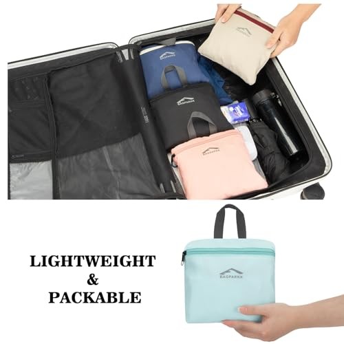 BAGPARKK 35L Lightweight Packable Hiking Backpack, Sky Blue-6