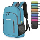 Bekahizar 20L Ultra Lightweight Foldable Hiking Daypack, Blue