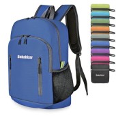 Bekahizar 20L Ultra Lightweight Foldable Hiking Daypack, Dark Blue