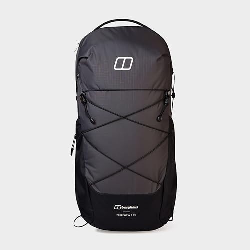 Berghaus Freeflow 24 Backpack with Air Frame Suspension, Lumbar Pad and Integrated Raincover, Grey-1