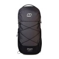 Berghaus Freeflow 24 Backpack with Air Frame Suspension, Lumbar Pad and Integrated Raincover, Grey