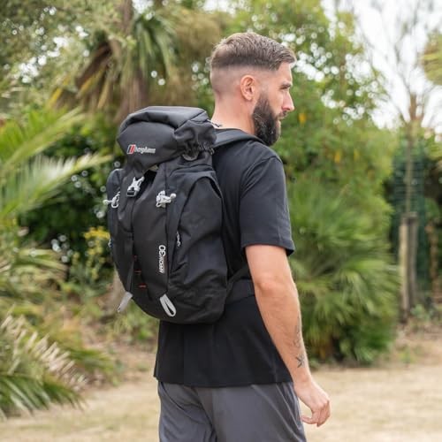 Berghaus Arrow 30 Litre Rucksack, Black/Extrem Red, One Size-1