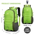 Besrina 40L Hiking Backpack, water-resistant travel rucksack with reflective strips