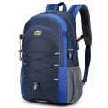 Besrina 40L Hiking Backpack, Blue, Multi-functional Water-Resistant Travel Rucksack with Reflective Strips