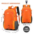 Besrina 40L Hiking Backpack, water-resistant rucksack with reflective strips