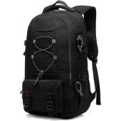 Besttravel 45L Travel Backpack, Water Resistant Hiking Rucksack, Black
