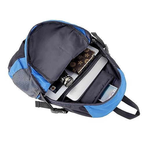 Bseash Blue Small 20L Outdoor Hiking Backpack, Lightweight Waterproof Daypack for Kids-6
