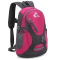 Bseash Small 20L Outdoor Hiking Backpack, Rose Red