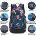 Bseash Small 20L Outdoor Hiking Backpack, Pink Camo