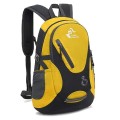 Bseash Small 20L Outdoor Hiking Backpack, Yellow, Lightweight Waterproof Daypack for Kids