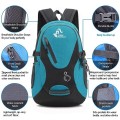 Bseash Small 20L Outdoor Hiking Backpack, Lake Green