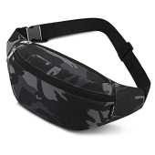 Ridirun Camoblack Waterproof Waist Bag Bumbag