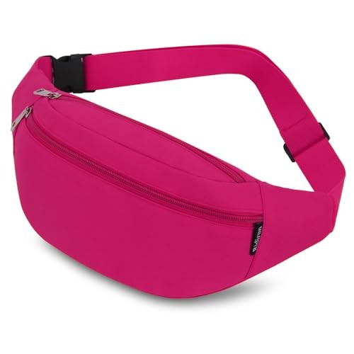 Ridirun Waterproof Waist Bag, Rosered