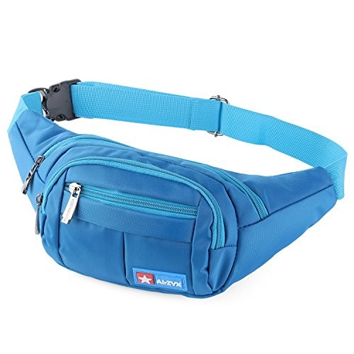 AirZyx Blue Running and Hiking Waist Bag