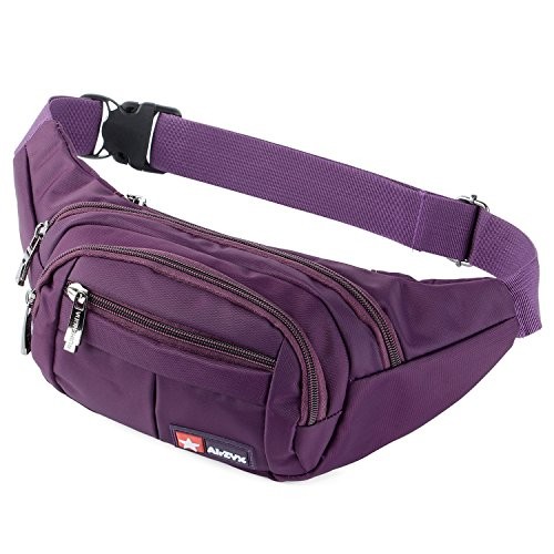 AirZyx Running and Hiking Waist Bag, Purple