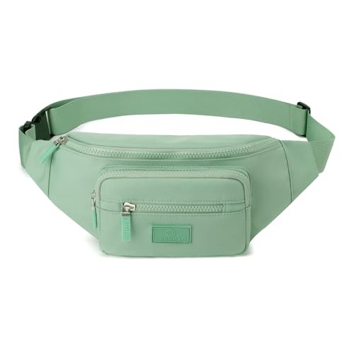 szyanlai Green Adjustable Waist Pack Bum Bag, L Size