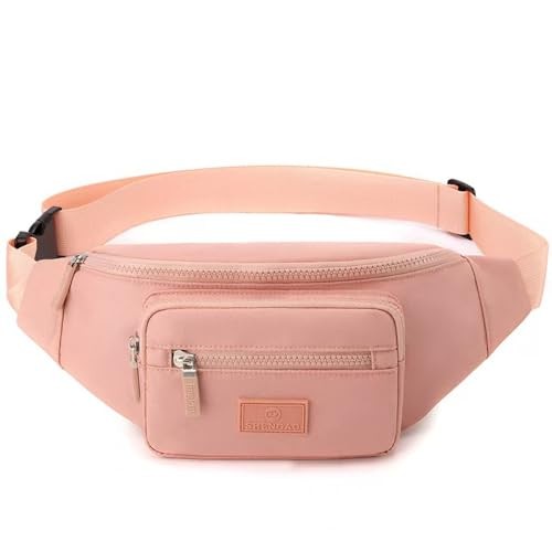 szyanlai Pink Bum Bag Waist Pack for Running, Walking and Hiking