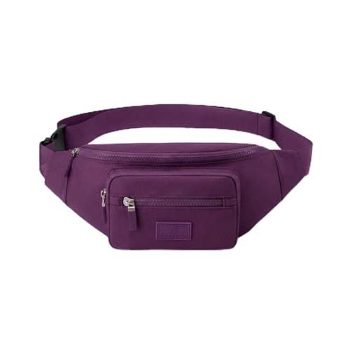 szyanlai Women’s Bum Bag Waist Pack, Deep Purple, Size L