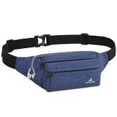 JAZUX Waist Fanny Pack Bumbag with Adjustable Belt