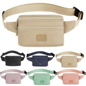 hongking Ladies Fashion Bum Bag with Adjustable Belt, Khaki