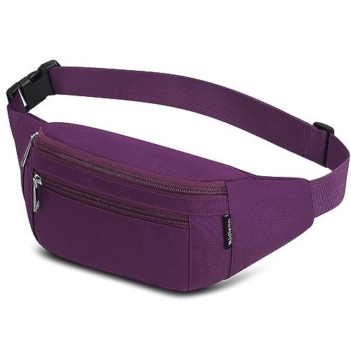 Ridirun Purple Adjustable Waist Fanny Pack