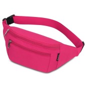 Ridirun Bum Bag Waist Fanny Pack, Rosered