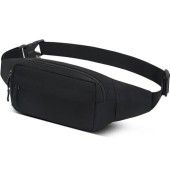 Ridirun Black Bum Bag with Adjustable Belt
