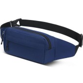 Ridirun waist bum bag, dark blue, adjustable belt