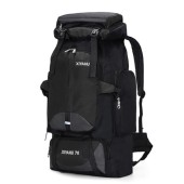 CINGHI LUSSO 70L Hiking Backpack Rucksack, Black