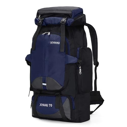 CINGHI LUSSO 70L Hiking Backpack, Blue