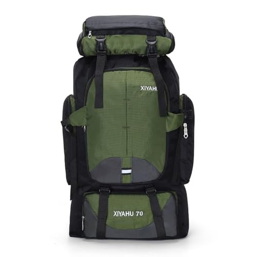 CINGHI LUSSO 70L Hiking Backpack, Green-1