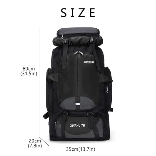 CINGHI LUSSO 70L Hiking Backpack, Green-3