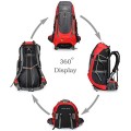 Doshwin 70L Trekking and Camping Backpack, XL, Red