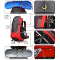 Doshwin 70L Trekking and Camping Backpack, XL, Red