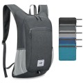 Duemste Foldable Waterproof Backpack, 16L Lightweight Daypack, Dark Grey
