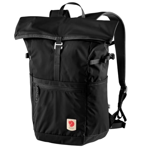 Fjällräven High Coast Foldsack 24 backpack, Black/White, 24 L