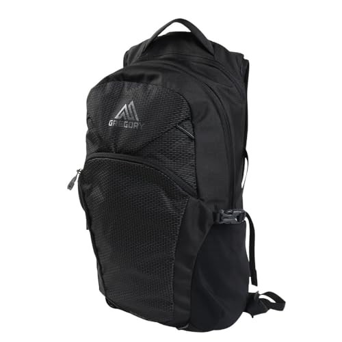 Gregory Nano 20 Plus Size Day Hiking, Commuter and Active Travel Backpack, 18L, Optic Black, One Size