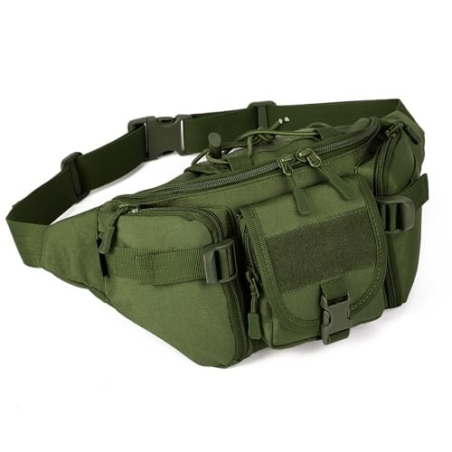 HUNTVP Tactical Waist Bag Bumbag, Army Green-l