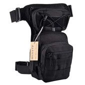 HUNTVP Type2-black drop leg bag, thigh bag and waist pack