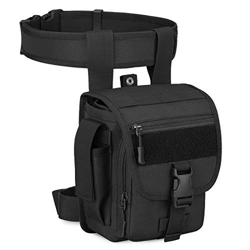 HUNTVP Tactical Drop Leg Bag, Type3-black