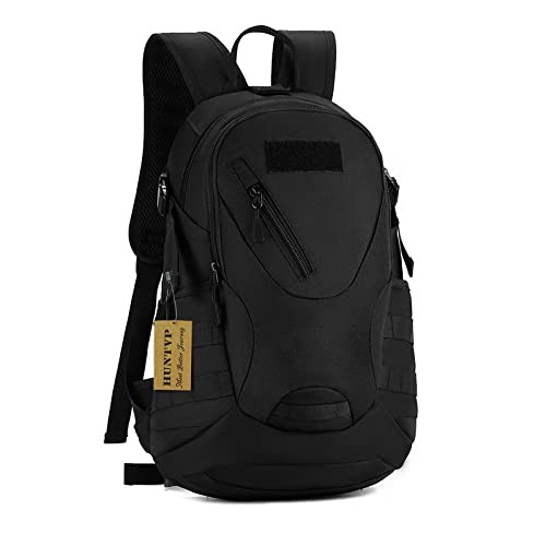 HUNTVP 20L Tactical MOLLE Backpack, Black