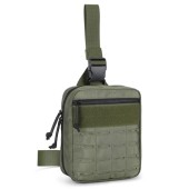HUNTVP Military Tactical Molle Drop Leg Bag, 1000D Nylon Thigh Pack
